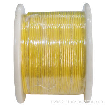 Single mode optic cable with yellow color PVC, 2km per reel